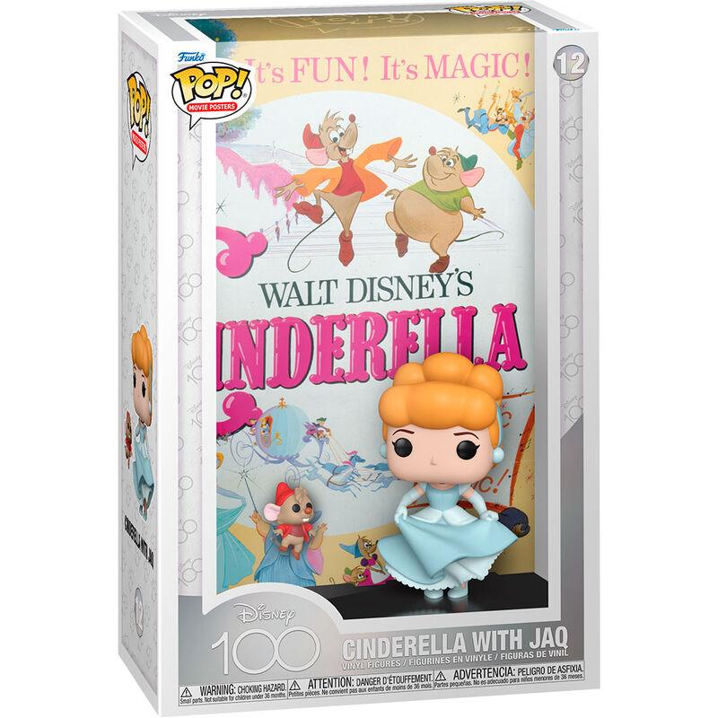 Funko Pop! Movie Poster: Disney - Cinderella with Jaq Vinyl Figure #12 - Funko - Ginga Toys