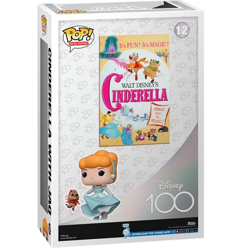 Funko Pop! Movie Poster: Disney - Cinderella with Jaq Vinyl Figure #12 - Funko - Ginga Toys