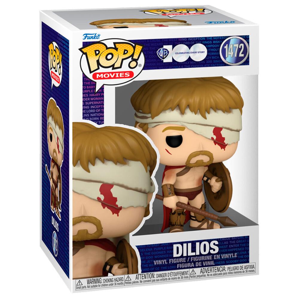 Funko Pop! Movies: 300 - Dilios Figure #1472 - Funko - Ginga Toys