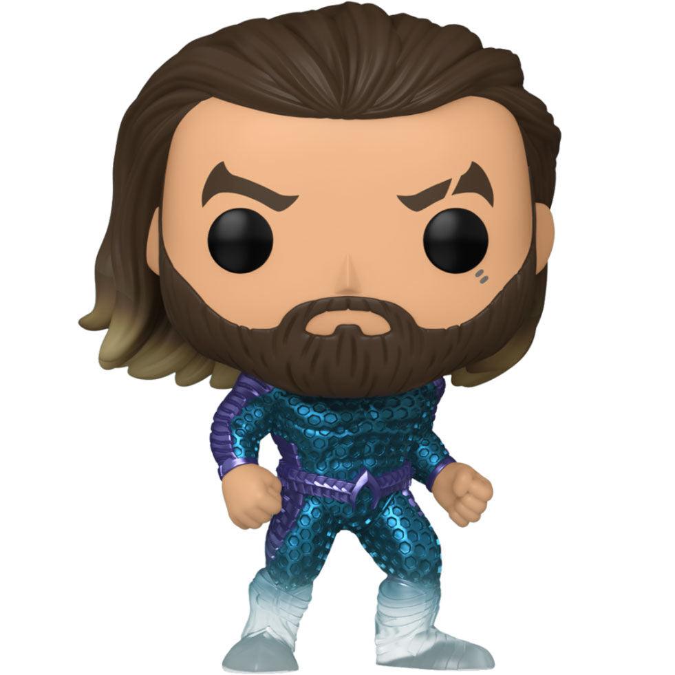 Funko Pop! Movies: Aquaman and the Lost Kingdom - Aquaman (Stealth Suit) Figure #1302 - Funko - Ginga Toys