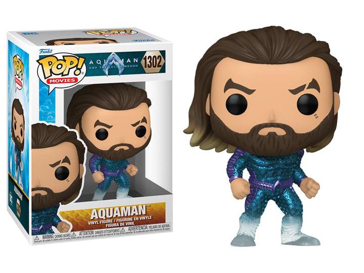 Funko Pop! Movies: Aquaman and the Lost Kingdom - Aquaman (Stealth Suit) Figure #1302 - Funko - Ginga Toys