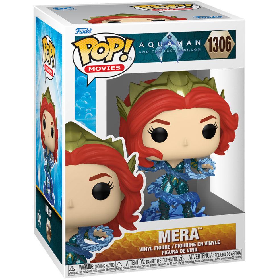 Funko Pop! Movies: Aquaman and the Lost Kingdom - Mera with Hydrokinesis Figure #1306 - Funko - Ginga Toys