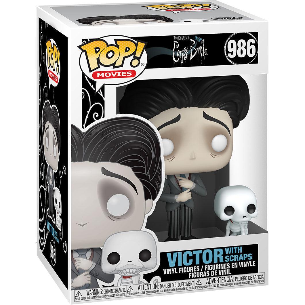 Funko Pop! Movies: Corpse Bride Victor with Scraps Figure #986 - Funko - Ginga Toys