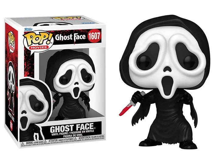 Funko Pop! Movies: Ghost Face with Knife Figure #1607 - Ginga Toys