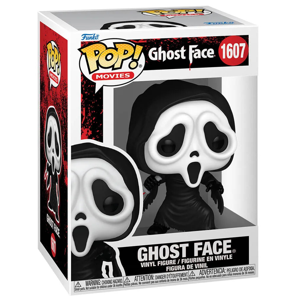 Funko Pop! Movies: Ghost Face with Knife Figure #1607 - Ginga Toys