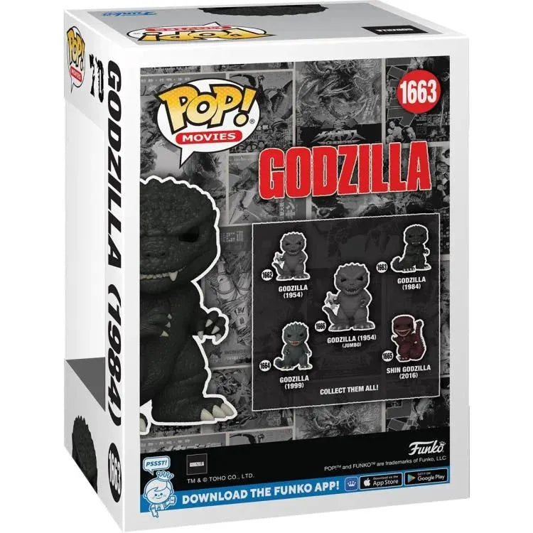 Funko Pop! Movies: Godzilla 70th - Godzilla (1984) Vinyl Figure #1663 - Ginga Toys