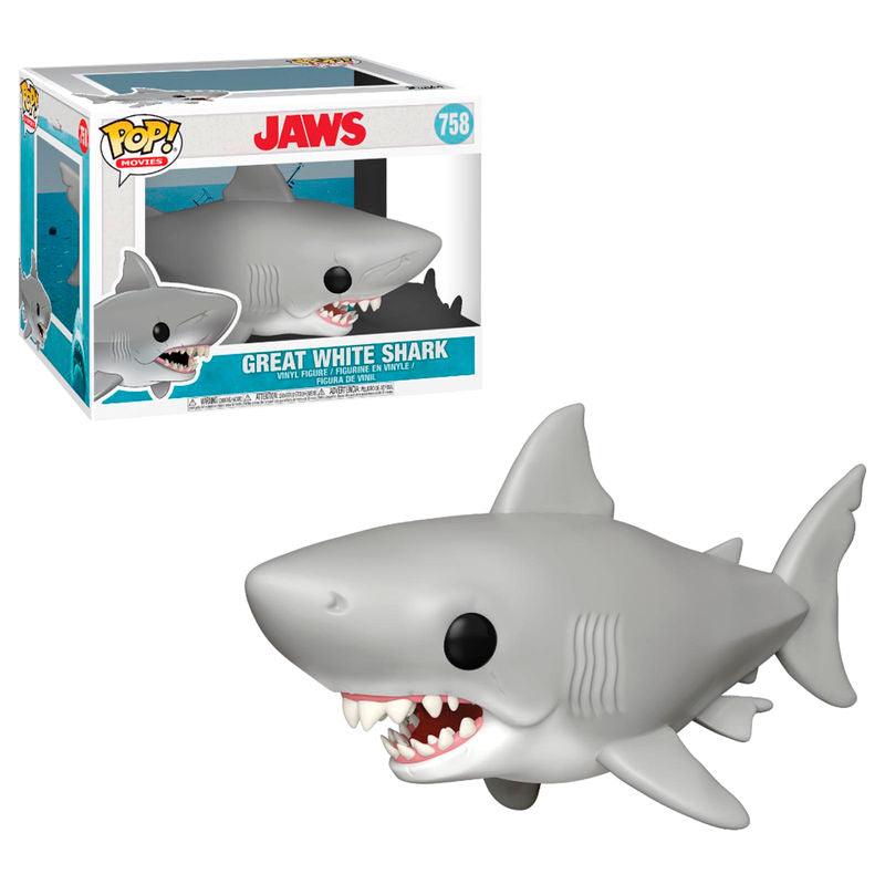 Funko Pop! Movies: Jaws - 6" Great White Shark Figure Super Sized #758 - Funko - Ginga Toys