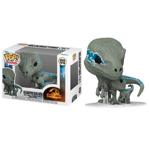 Funko Pop! Movies: Jurassic World 3: Dominion Velociraptors (Blue & Beta) Figure #1212 - Funko - Ginga Toys