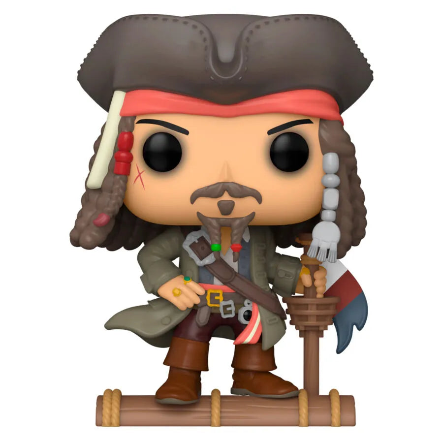 Funko Pop! Movies: Pirates of the Caribbean: The Curse of the Black Pearl - Jack Sparrow Exclusive Vinyl Figure #1482 - Ginga Toys