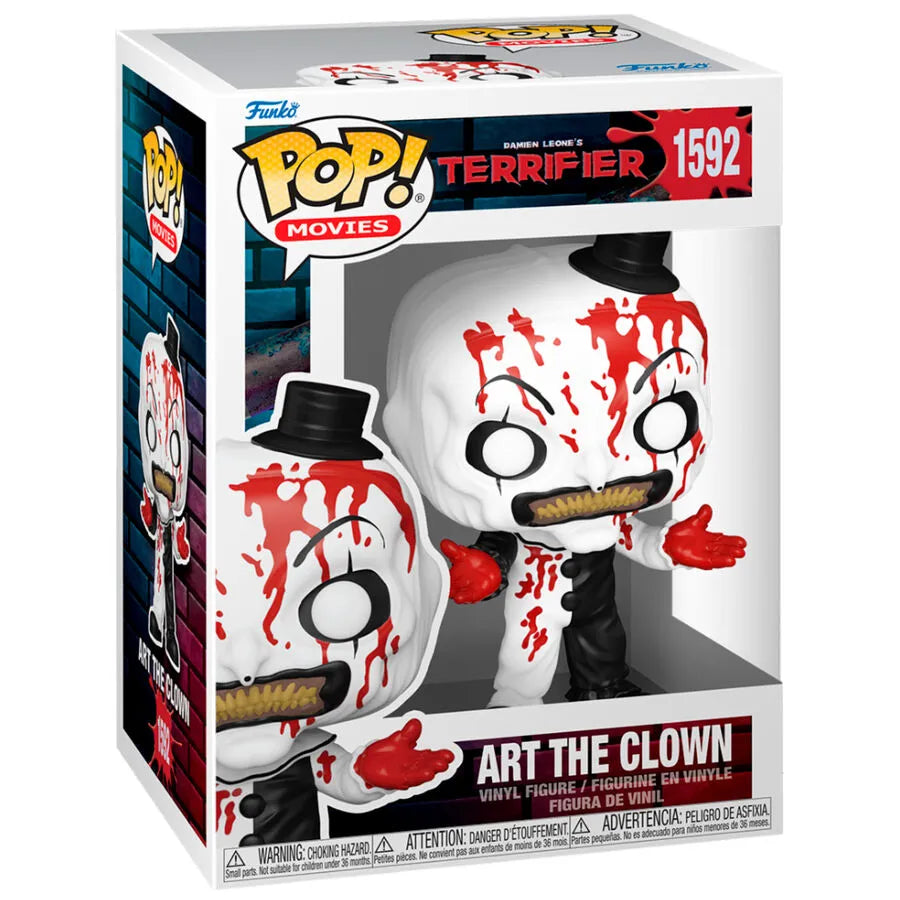 Funko Pop! Movies: Terrifier 2 - Art the Clown (Bloody) Vinyl Figure #1592 - Ginga Toys