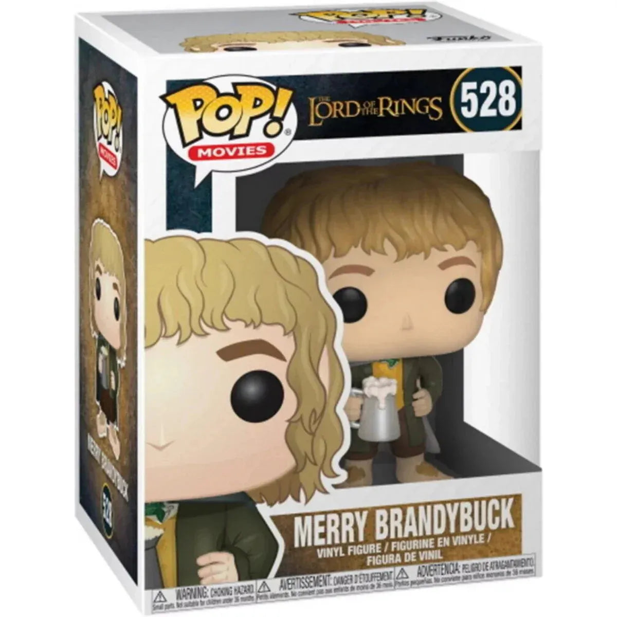 Funko Pop! Movies: The Lord of the Rings - Merry Brandybuck Vinyl Figure #528 - Ginga Toys