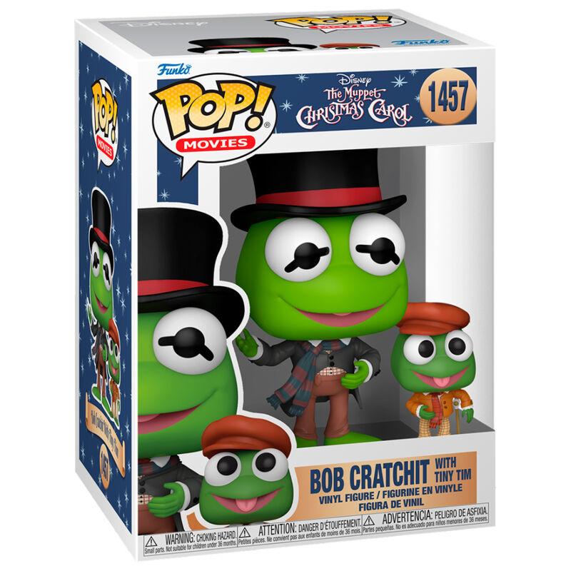 Funko Pop! Movies: The Muppet Christmas Carol - Bob Cratchit with Tiny Tim Figure #1457 - Funko - Ginga Toys