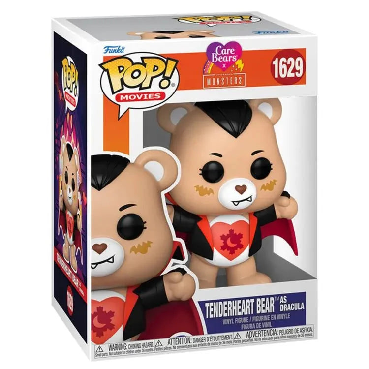 Funko Pop! Movies: Universal Monsters x Care Bares - Tenderheart Bear as Dracula Vinyl Figure #1629 - Ginga Toys