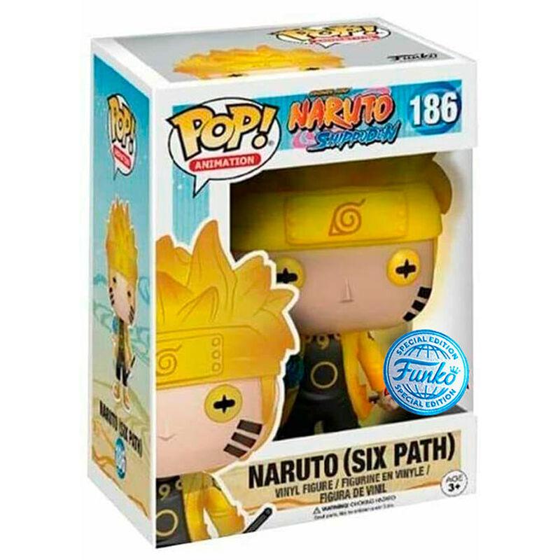 Funko Pop! Naruto Shippuden - Naruto Exclusive Figure (Six Path) #186 - Ginga Toys