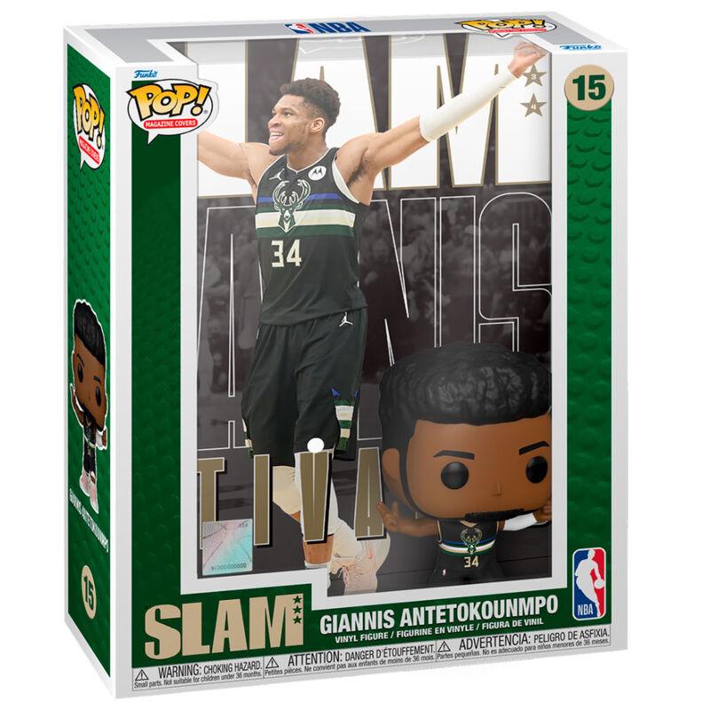 Funko Pop! NBA Cover: SLAM - Giannis Antetokounmpo Figure Vinyl #15 - Funko - Ginga Toys