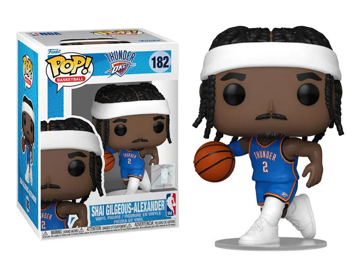 Funko Pop! NBA: Oklahoma City Thunder - Shai Gilgeous-Alexander Vinyl Figure #182 - Ginga Toys