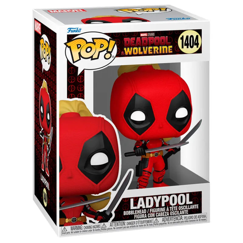 Funko Pop! Pop! Marvel: Deadpool & Wolverine - Ladypool Figure #1404 - Ginga Toys