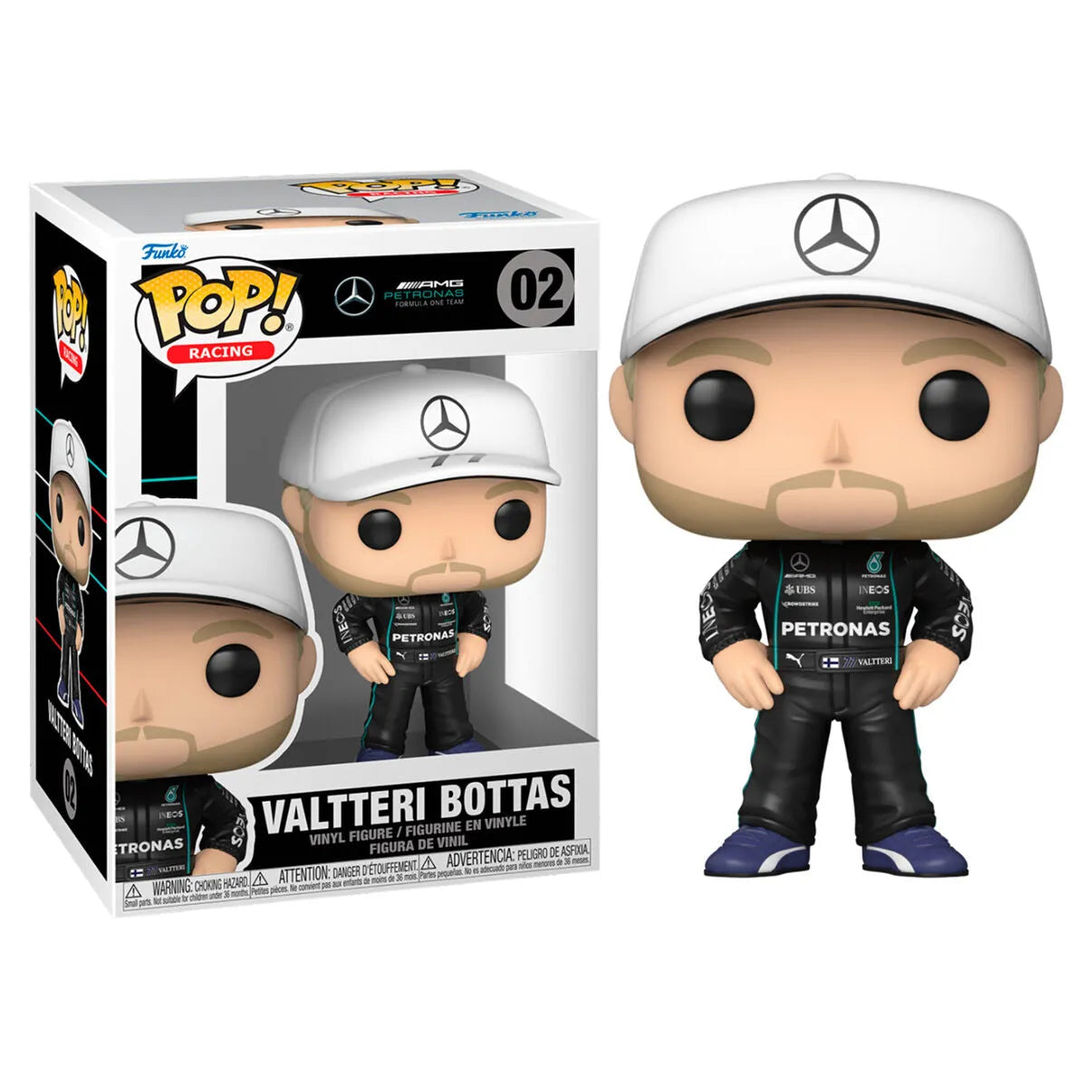 Funko Pop! Racing: Formula 1 AMG Petronas - Valtteri Bottas Vinyl Figure #02 - Ginga Toys