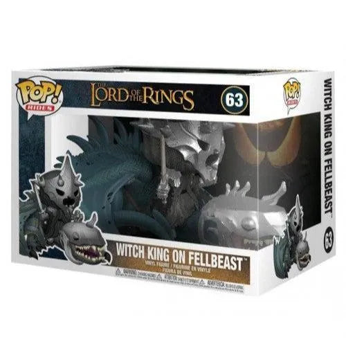 Funko Pop! Rides: The Lord of the Rings - Witch King with Fellbeast Figure #63 - Ginga Toys