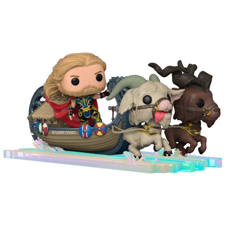 POP figure Marvel Thor: Love and Thunder - Goat Boat with Thor, Toothgnasher & Toothgrinder - Funko - Ginga Toys