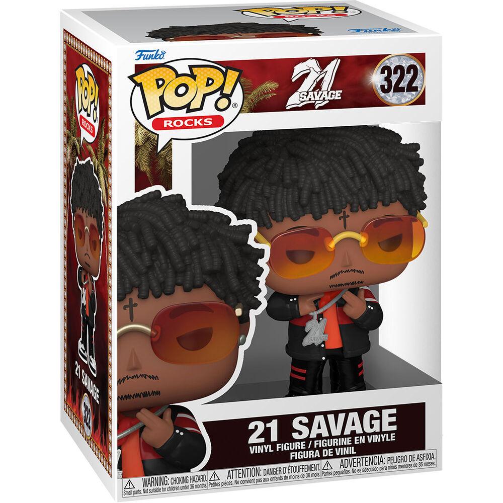 Funko Pop! Rocks: 21 Savage Vinyl Figure #322 - Funko - Ginga Toys