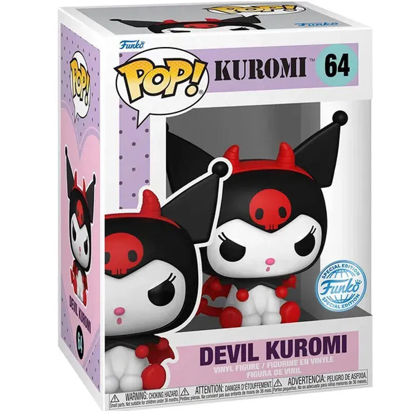 Funko Pop! Sanrio: Kuromi - Devil Kuromi Exclusive Vinyl Figure #64 - Ginga Toys