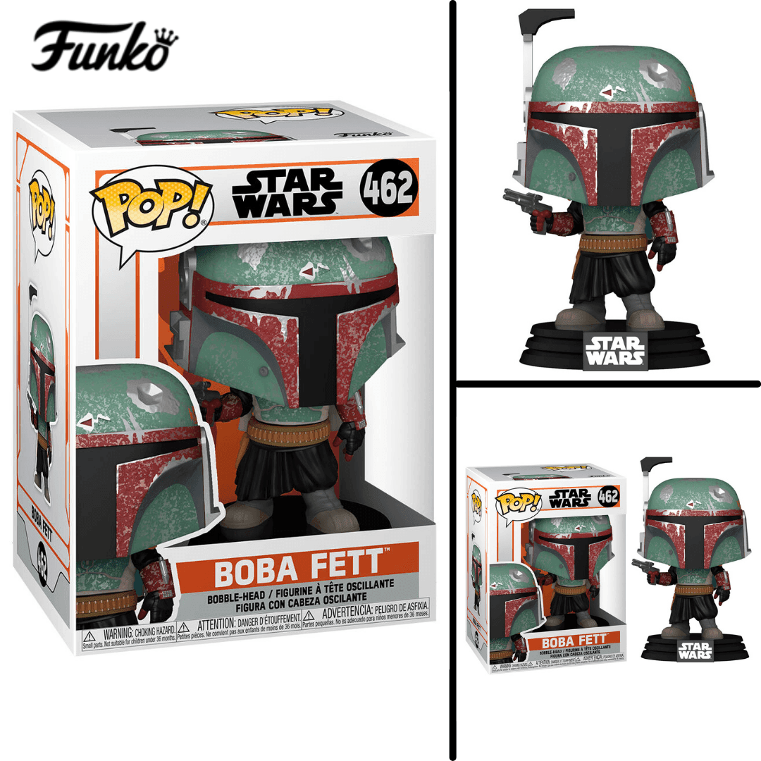 Funko POP Star Wars Mandalorian Boba Fett Vinyl Figure #462 - Funko - Ginga Toys