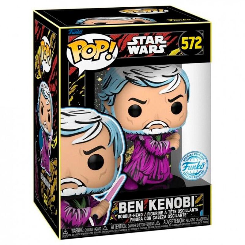 Funko Pop! Star Wars Retro Series - Ben Kenobi Exclusive Figure #572 - Funko - Ginga Toys