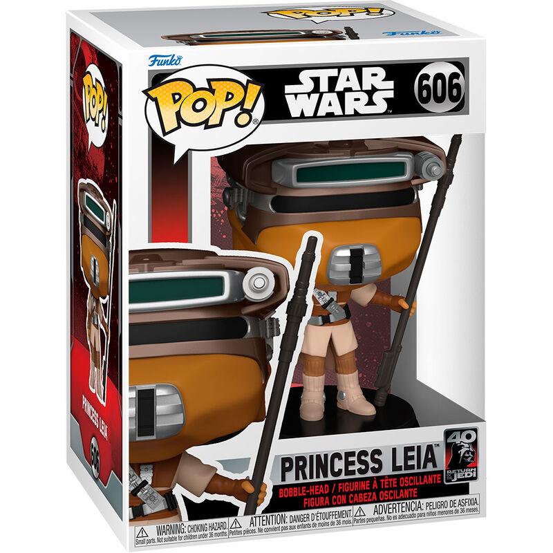 Funko Pop! Star Wars: Return of the Jedi 40th Anniversary - Princess Leia (Boushh) Vinyl Figure #606 - Funko - Ginga Toys