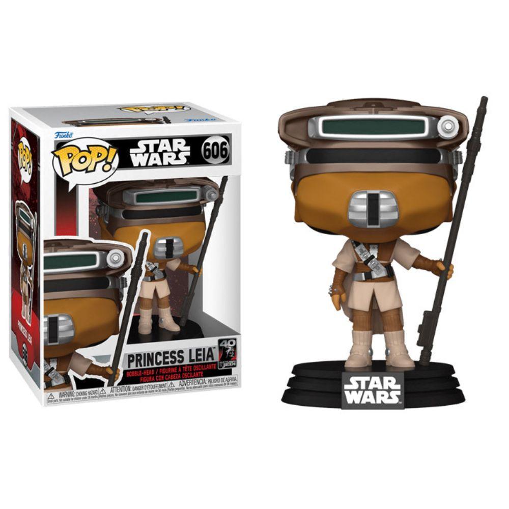 Funko Pop! Star Wars: Return of the Jedi 40th Anniversary - Princess Leia (Boushh) Vinyl Figure #606 - Funko - Ginga Toys