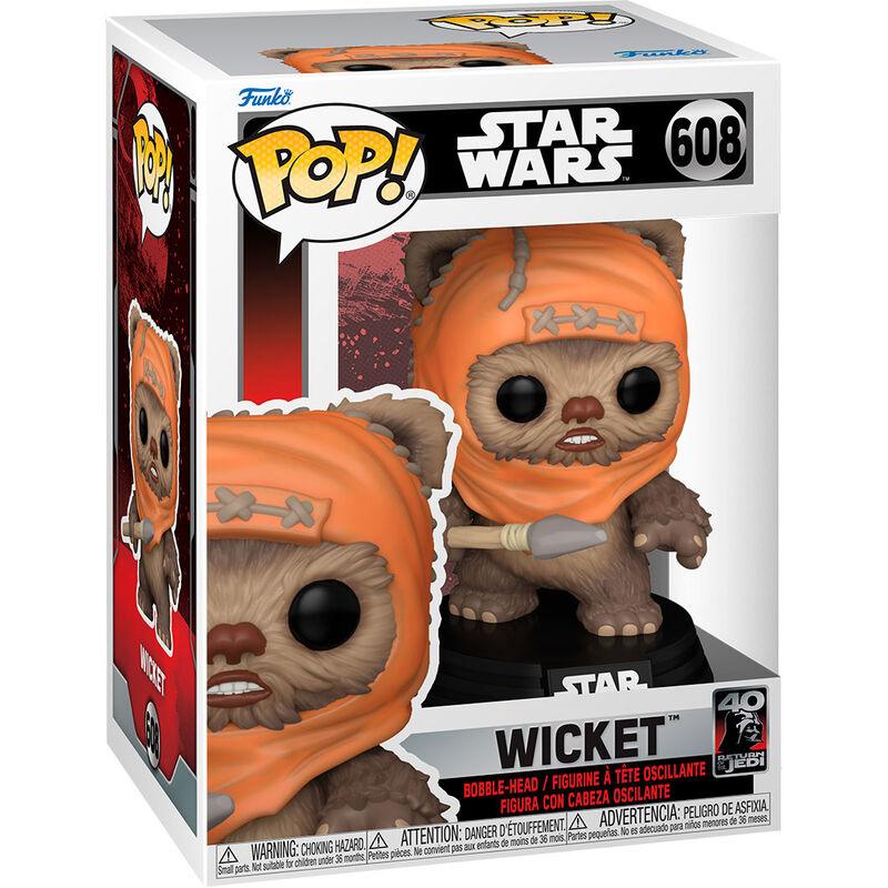 Funko Pop! Star Wars: Return of the Jedi 40th - Wicket Vinyl Figure #608 - Funko - Ginga Toys