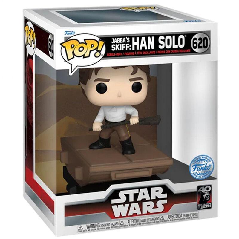 Funko Pop! Star Wars: Return of the Jedi Jabba's Skiff Han Solo Exclusive Vinyl Figure #620 - Funko - Ginga Toys