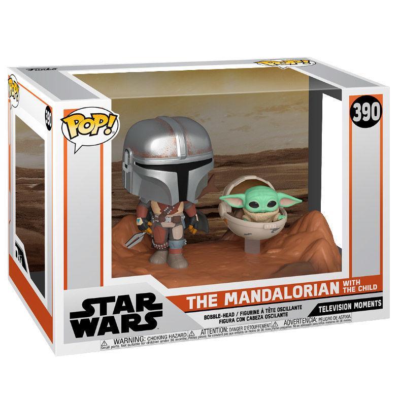 POP figure Star Wars Mandalorian - Grogu and Din Djarin - Funko - Ginga Toys