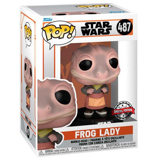 Funko Pop! Star Wars: The Mandalorian Frog Lady Exclusive Vinyl Figure #487 - Funko - Ginga Toys