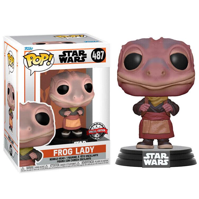 Funko Pop! Star Wars: The Mandalorian Frog Lady Exclusive Vinyl Figure #487 - Funko - Ginga Toys