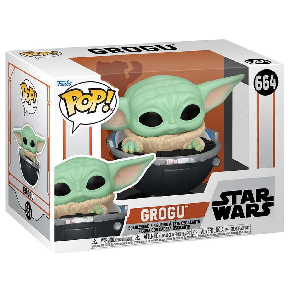 Funko Pop! Star Wars: The Mandalorian - Grogu in Hover-Pram Figure #664 - Funko - Ginga Toys