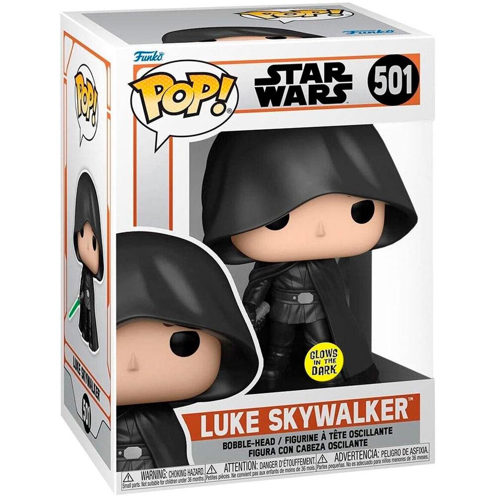 Funko Pop! Star Wars: The Mandalorian - Luke Skywalker Glows Exclusive Figure #501 - Funko - Ginga Toys