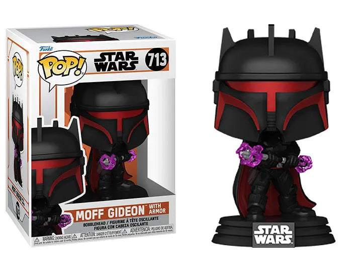 Funko Pop! Star Wars: The Mandalorian - Moff Gideon with Armor Figure #713 - Ginga Toys