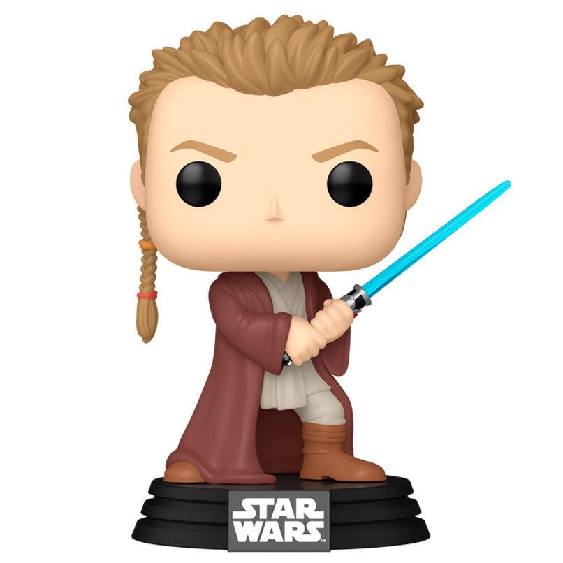 Funko Pop! Star Wars: The Phantom Menace 25th Obi-Wan Figure (Padawan) #699 - Ginga Toys