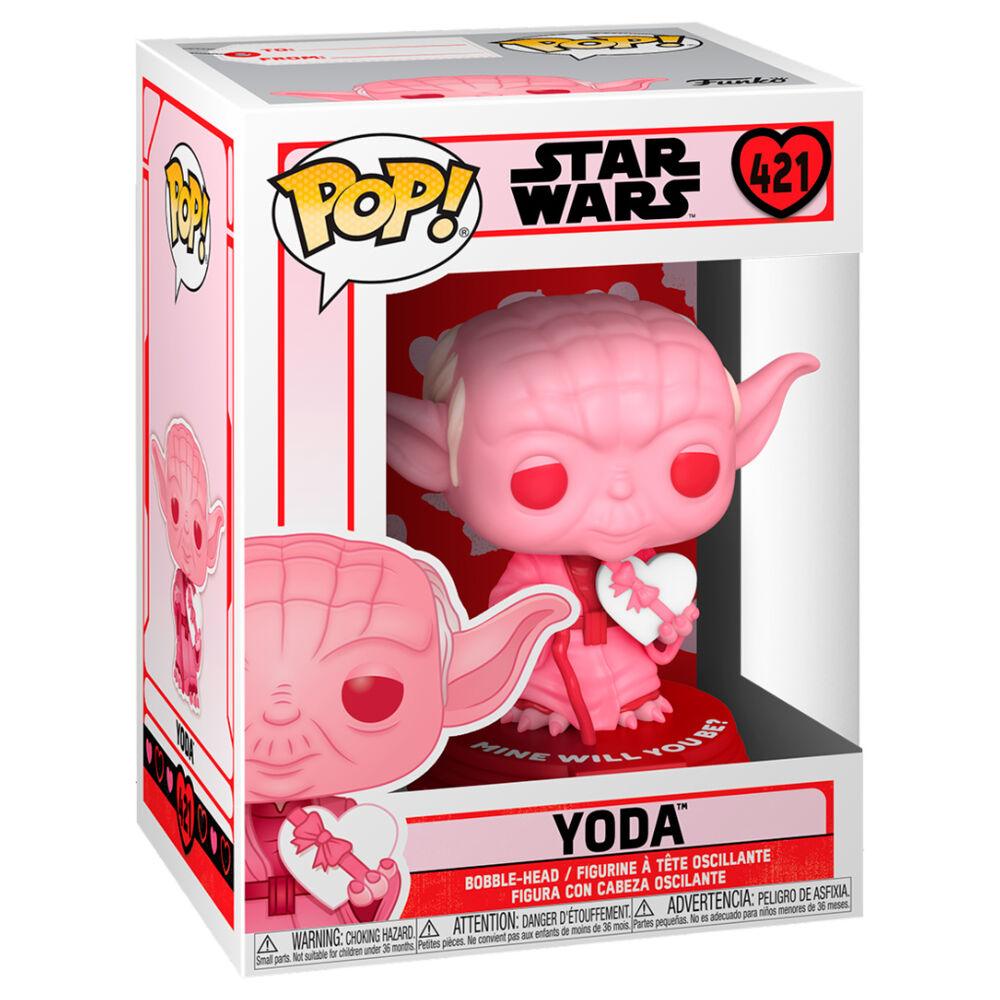 Funko Pop! Star Wars: Valentines - Yoda Vinyl Figure #421 - Funko - Ginga Toys