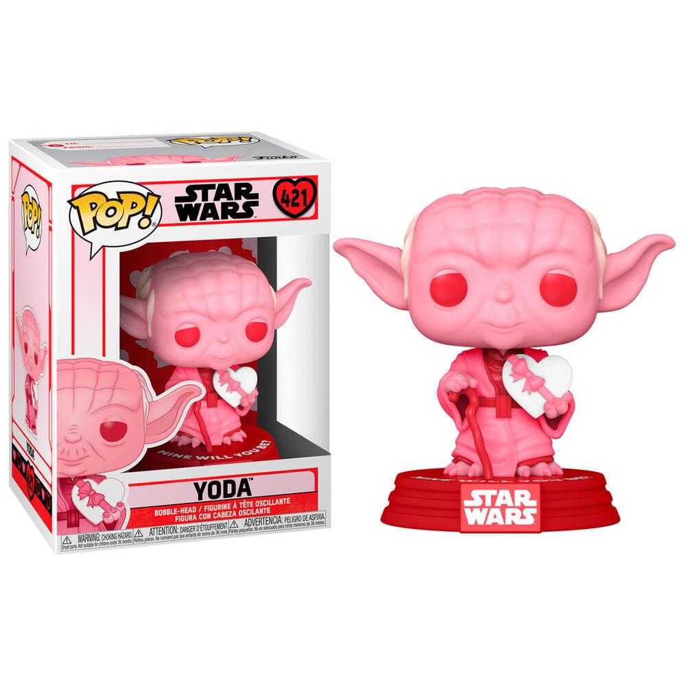 Funko Pop! Star Wars: Valentines - Yoda Vinyl Figure #421 - Funko - Ginga Toys