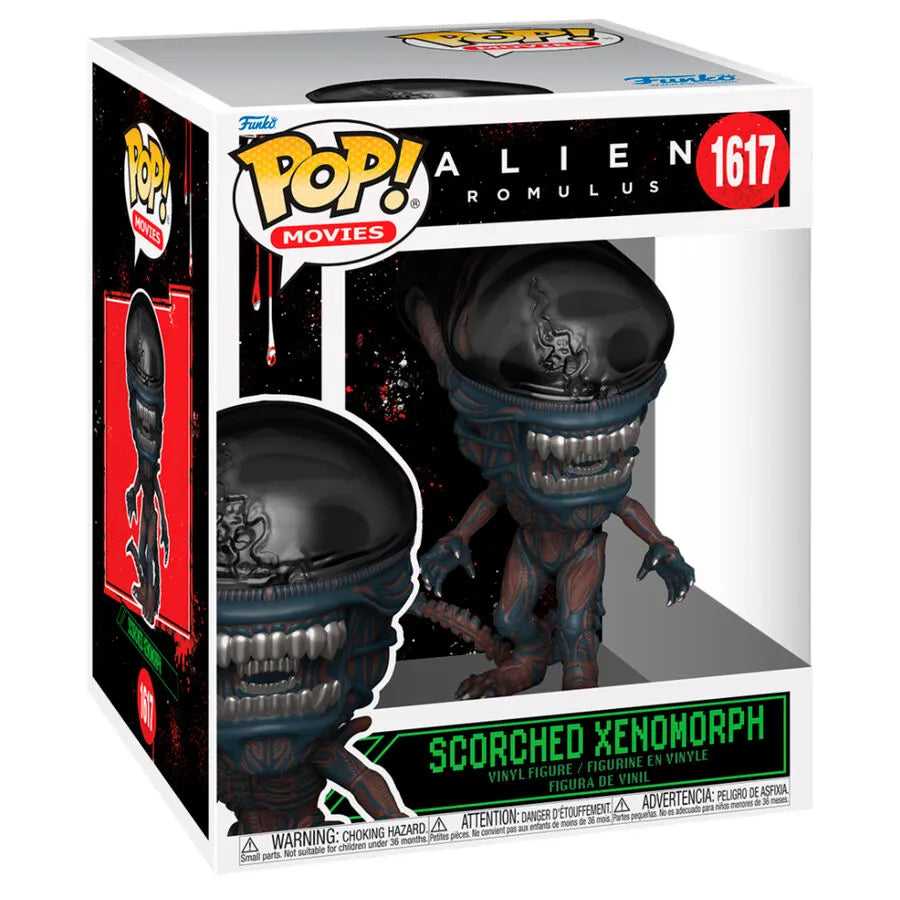 Funko Pop! Super: Alien: Romulus - Scorched Xenomorph Figure #1617 - Ginga Toys