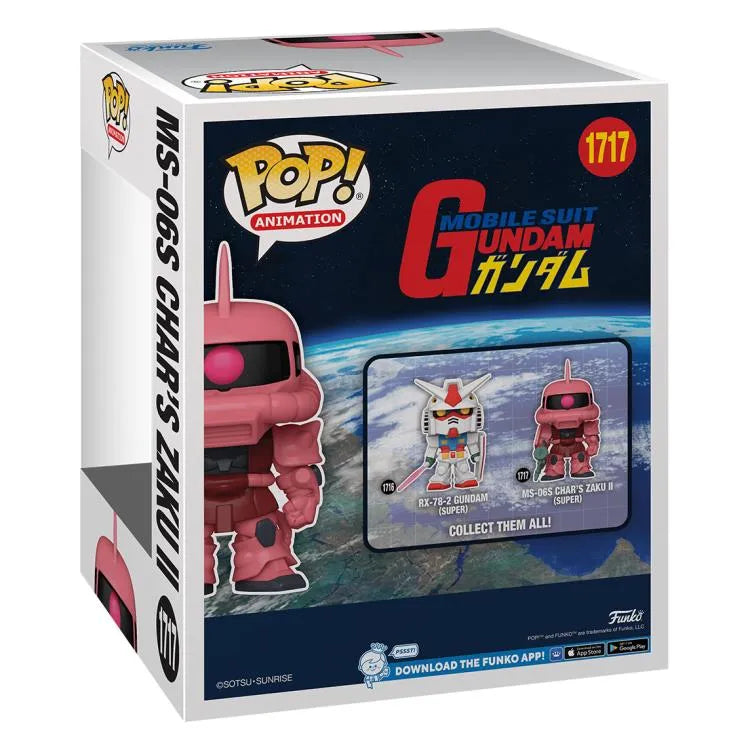 Funko Pop! Super: Mobile Suit Gundam - MS-06S Char's Zaku II #1717 - Ginga Toys