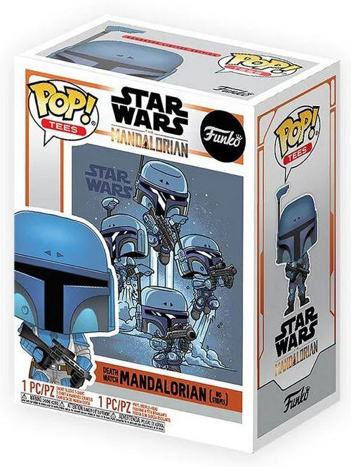 Funko Pop! Tees Star Wars: Death Watch Mandalorian Pop and Tee (Large) - Ginga Toys