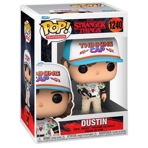 Funko Pop! Television: Stranger Things 4 Dustin Vinyl Figure #1240 - Funko - Ginga Toys