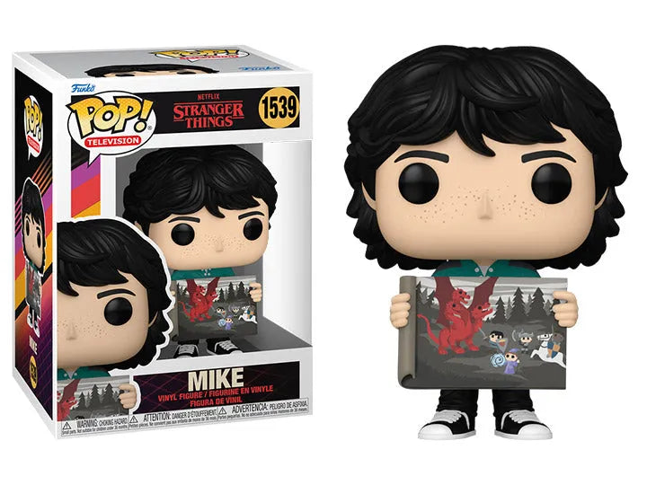 Funko Pop! Television: Stranger Things 4 - Mike w/ Will's Painting #1539 - Ginga Toys