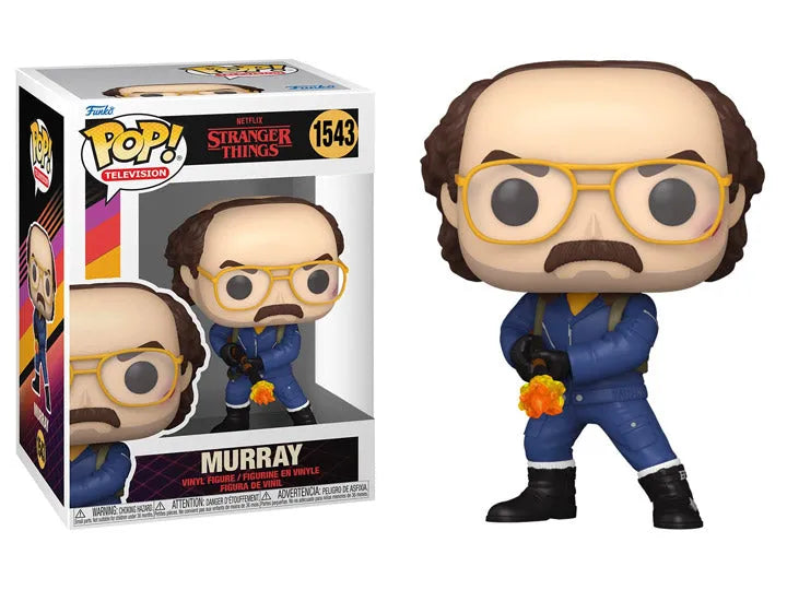 Funko Pop! Television: Stranger Things 4 - Murray with Flame Thrower #1543 - Ginga Toys