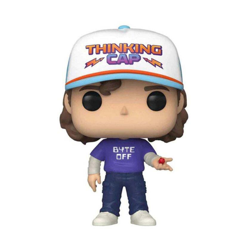 Funko Pop! Television: Stranger Things Dustin Exclusive Pop Figure #1249 - Funko - Ginga Toys