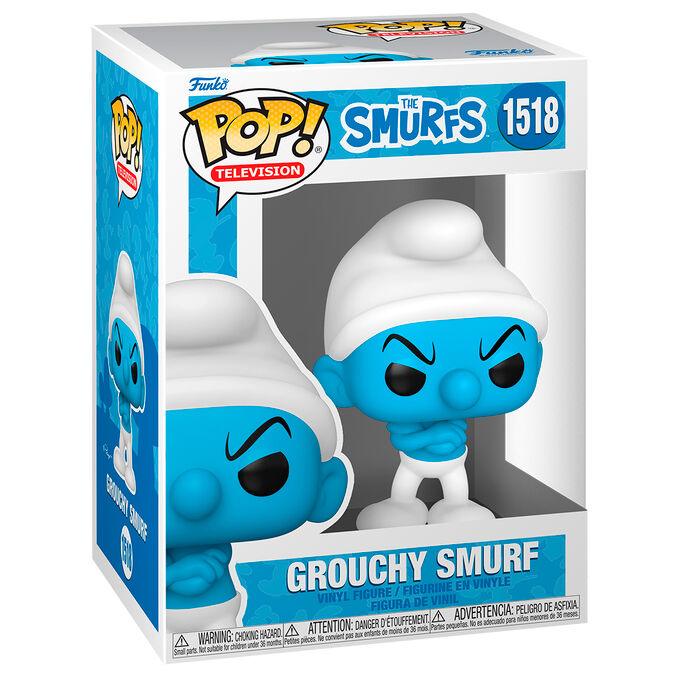 Funko Pop! Television: The Smurfs - Grouchy Smurf Vinyl Figure #1518 - Ginga Toys