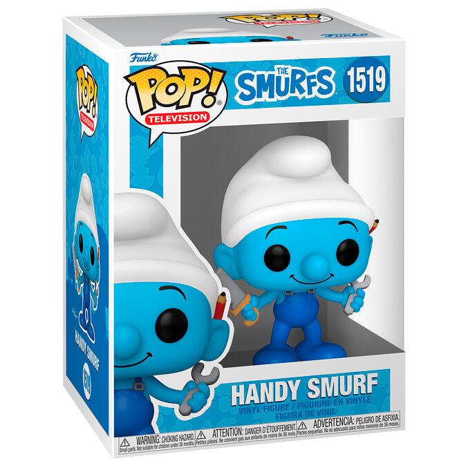 Funko Pop! Television: The Smurfs - Handy Smurf Vinyl Figure #1519 - Ginga Toys